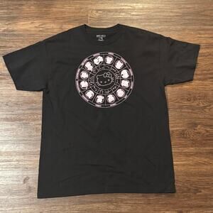 BoxLunch x Hello‎ Kitty Zodiac Graphic Tee Black XL Sanrio Licensed